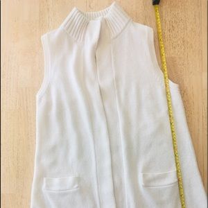 WHBM knee length sweater vest